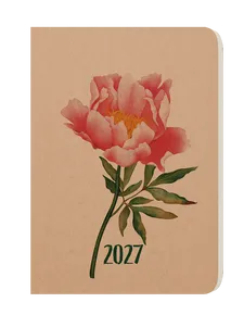 Täglicher Terminkalender - David - Kraft - A5 - Rose